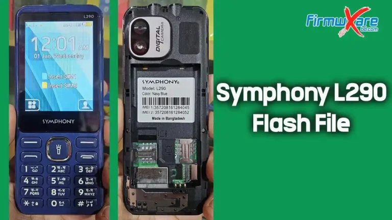 Symphony L290 Flash File MT6261 (Firmware) 100% Tested