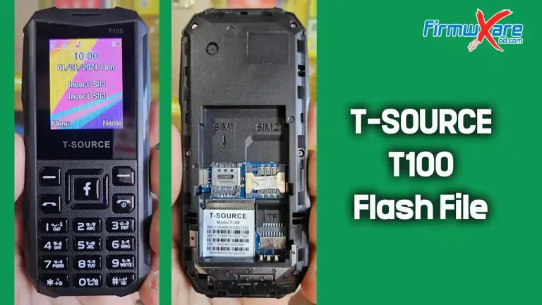 T-SOURCE T100 Flash File SC6533G (Firmware) 100% Tested