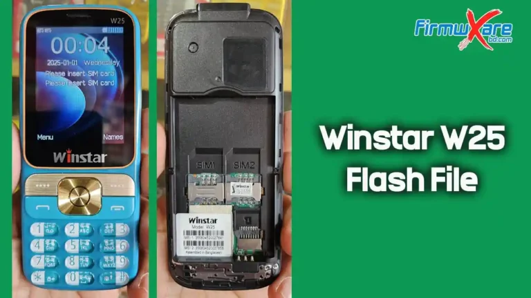 Winstar W25 Flash File SC6531E (Firmware) 100% Tested