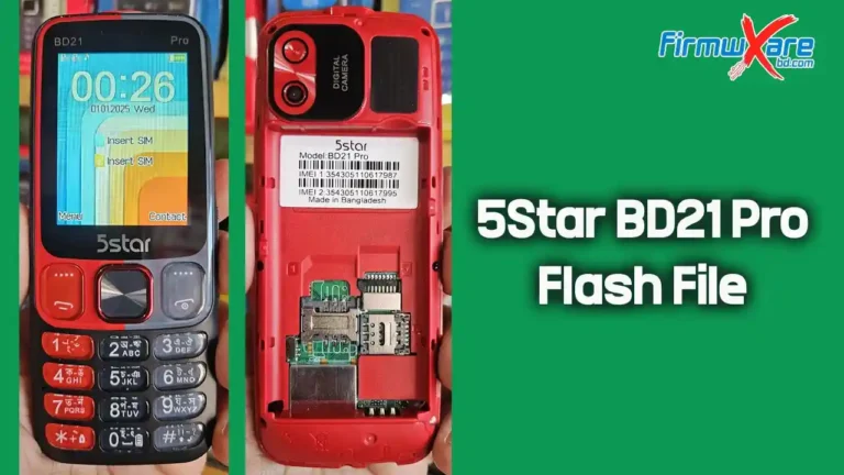 5Star BD21 Pro Flash File MT6261 (Firmware) 100% Tested