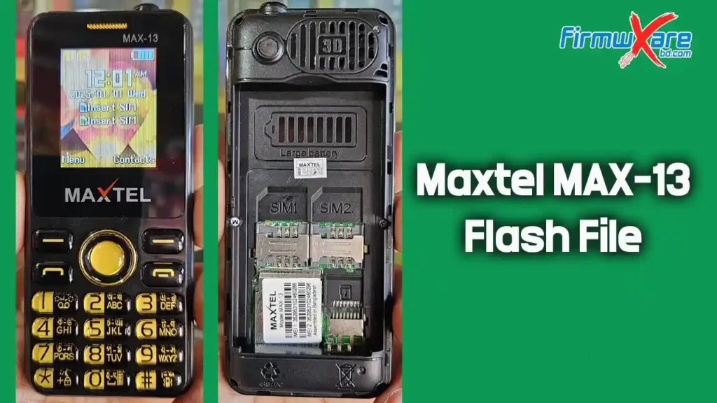 Maxtel MAX-13 Flash File