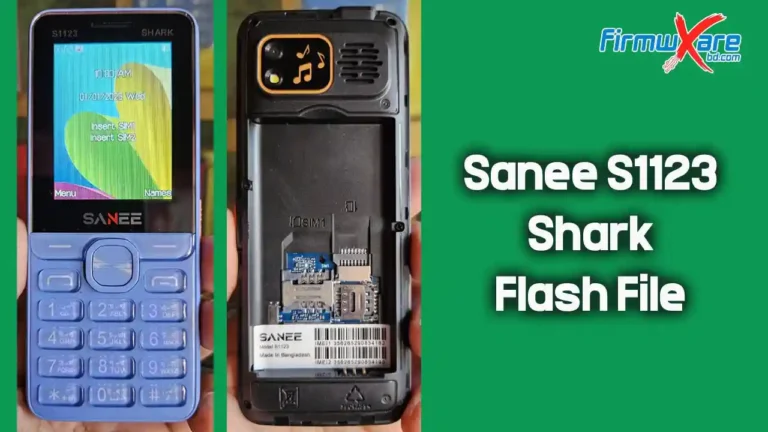 Sanee S1123 Shark Flash File SC6533G (Firmware) 100% Tested