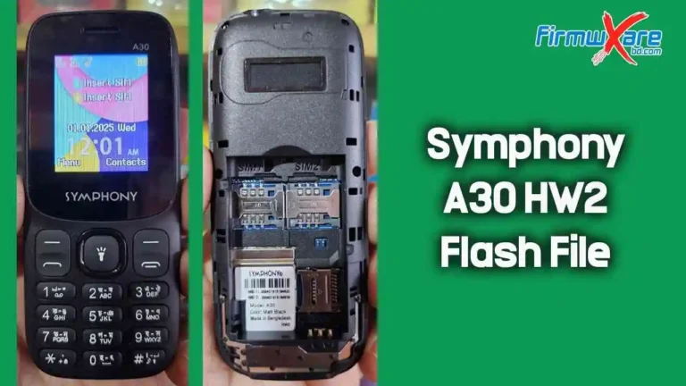 Symphony A30 HW2 Flash File MT6261 (Firmware) 100% Tested