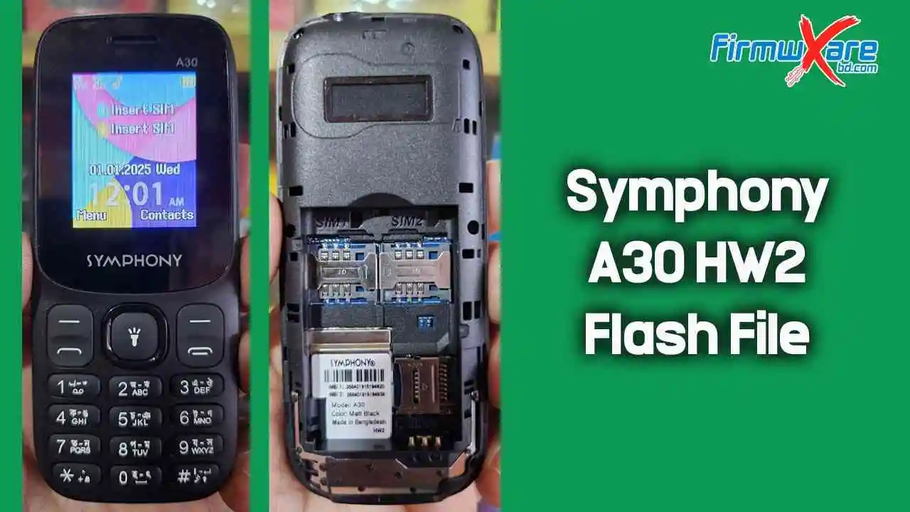 Symphony A30 HW2 Flash File