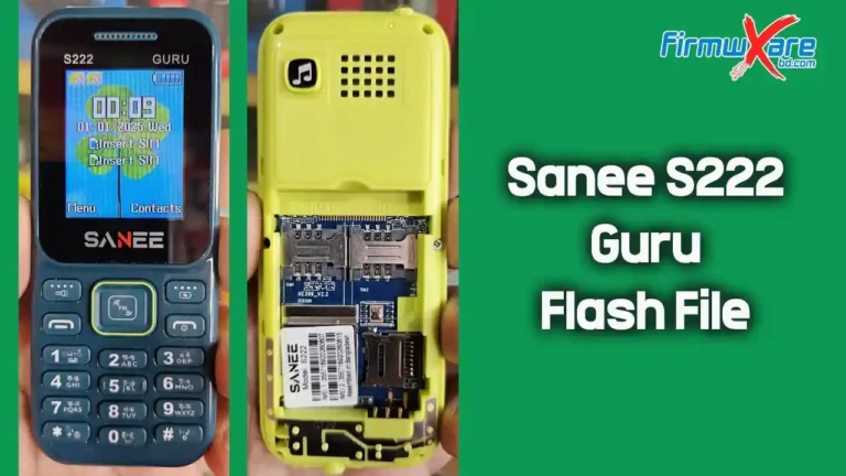 Sanee S222 Guru Flash File SC6531E (Firmware) 100% Tested