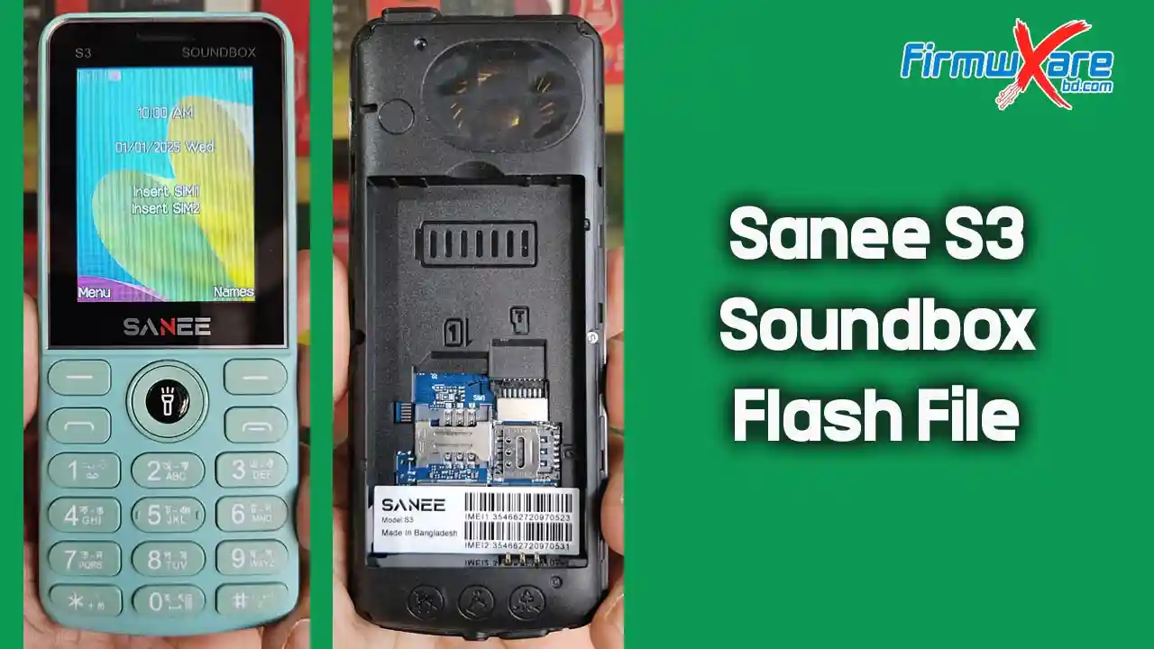 Sanee S3 Soundbox Flash File